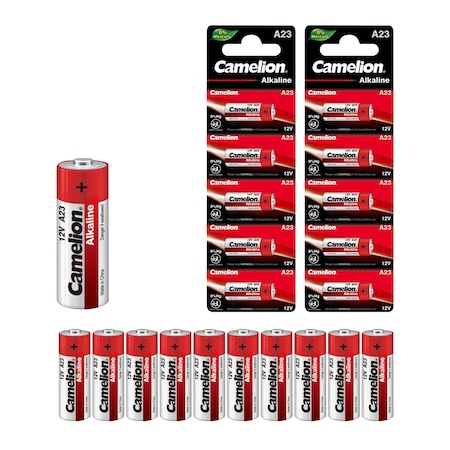 Camelion A23 12V Alkaline Specialty Battery 10PK A23-BP5-2